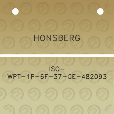 honsberg-iso-wpt-1p-6f-37-ge-482093