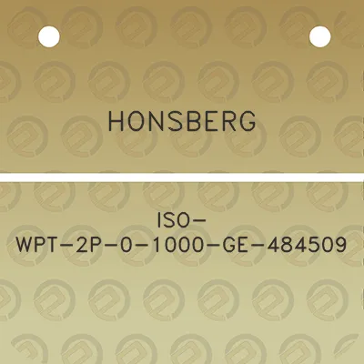 honsberg-iso-wpt-2p-0-1000-ge-484509