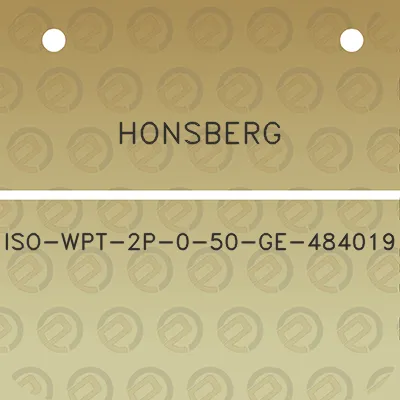 honsberg-iso-wpt-2p-0-50-ge-484019