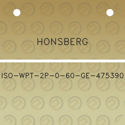 honsberg-iso-wpt-2p-0-60-ge-475390