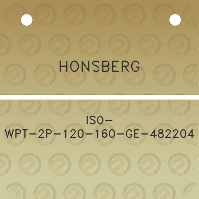 honsberg-iso-wpt-2p-120-160-ge-482204