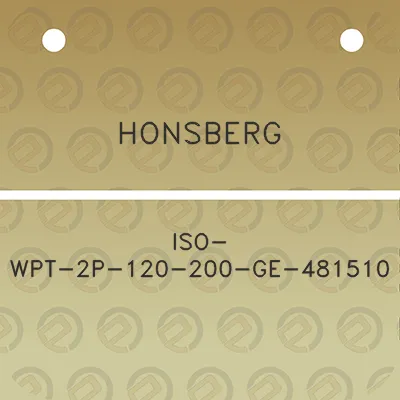 honsberg-iso-wpt-2p-120-200-ge-481510