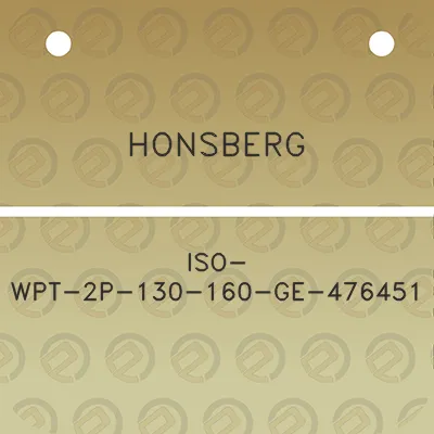 honsberg-iso-wpt-2p-130-160-ge-476451