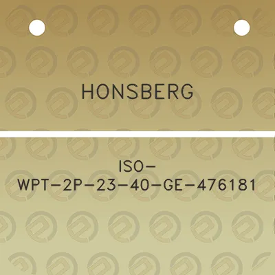 honsberg-iso-wpt-2p-23-40-ge-476181