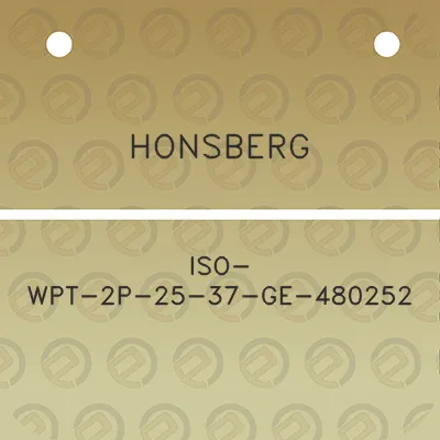 honsberg-iso-wpt-2p-25-37-ge-480252