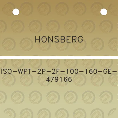 honsberg-iso-wpt-2p-2f-100-160-ge-479166