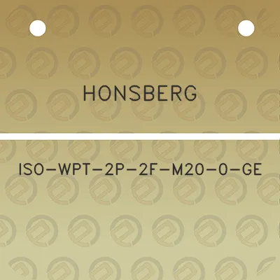 honsberg-iso-wpt-2p-2f-m20-0-ge