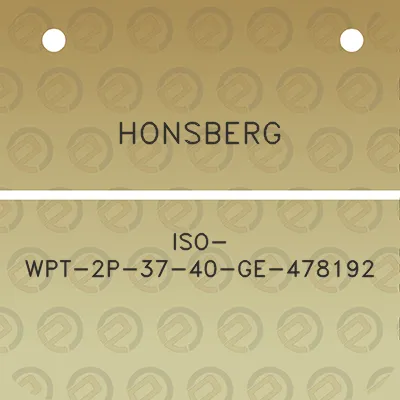 honsberg-iso-wpt-2p-37-40-ge-478192