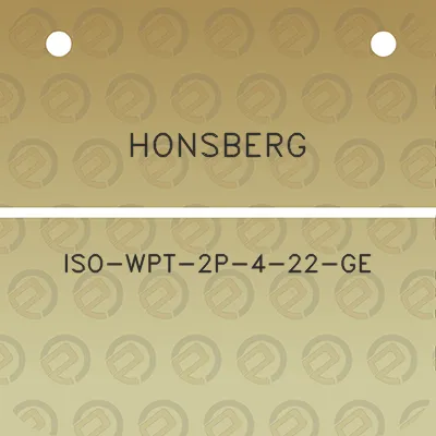 honsberg-iso-wpt-2p-4-22-ge