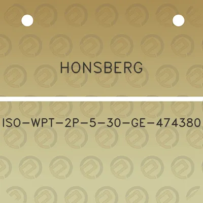 honsberg-iso-wpt-2p-5-30-ge-474380