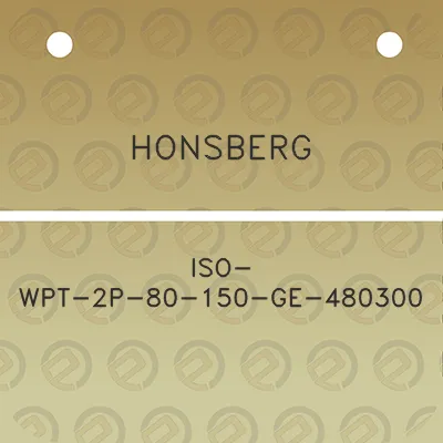 honsberg-iso-wpt-2p-80-150-ge-480300