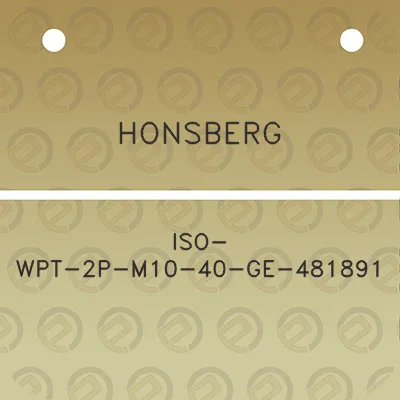 honsberg-iso-wpt-2p-m10-40-ge-481891