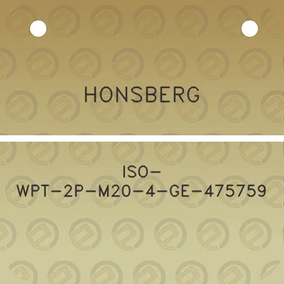 honsberg-iso-wpt-2p-m20-4-ge-475759