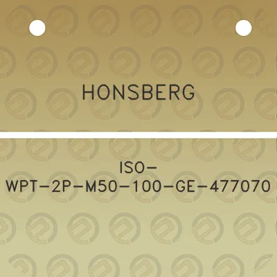 honsberg-iso-wpt-2p-m50-100-ge-477070