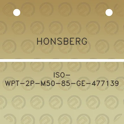 honsberg-iso-wpt-2p-m50-85-ge-477139