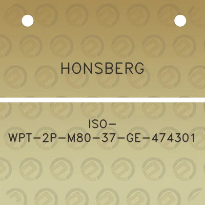 honsberg-iso-wpt-2p-m80-37-ge-474301