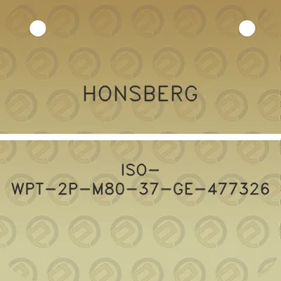 honsberg-iso-wpt-2p-m80-37-ge-477326