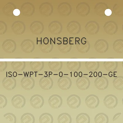 honsberg-iso-wpt-3p-0-100-200-ge