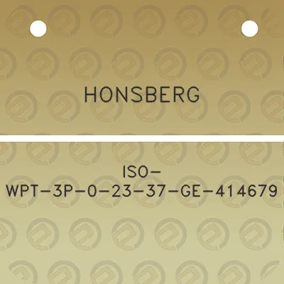 honsberg-iso-wpt-3p-0-23-37-ge-414679