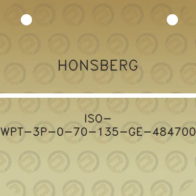 honsberg-iso-wpt-3p-0-70-135-ge-484700