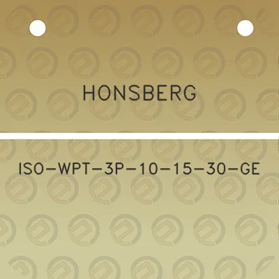 honsberg-iso-wpt-3p-10-15-30-ge