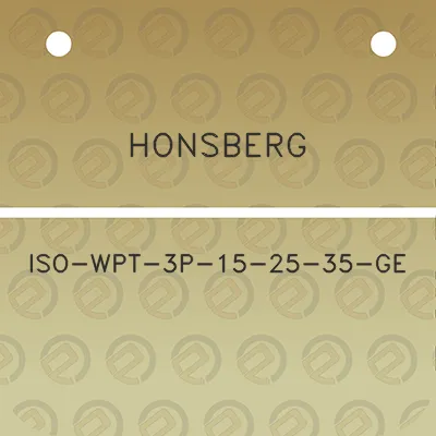 honsberg-iso-wpt-3p-15-25-35-ge