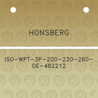 honsberg-iso-wpt-3p-200-230-260-ge-482212