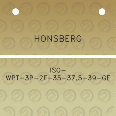 honsberg-iso-wpt-3p-2f-35-375-39-ge