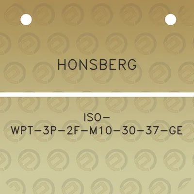 honsberg-iso-wpt-3p-2f-m10-30-37-ge