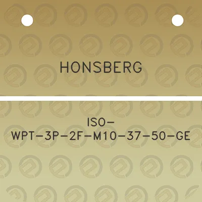 honsberg-iso-wpt-3p-2f-m10-37-50-ge