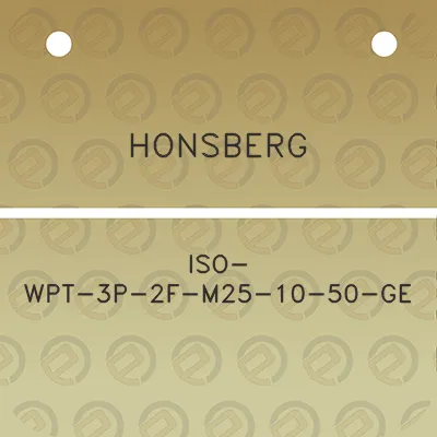 honsberg-iso-wpt-3p-2f-m25-10-50-ge