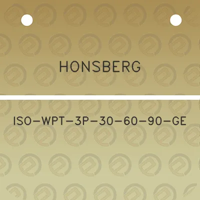 honsberg-iso-wpt-3p-30-60-90-ge