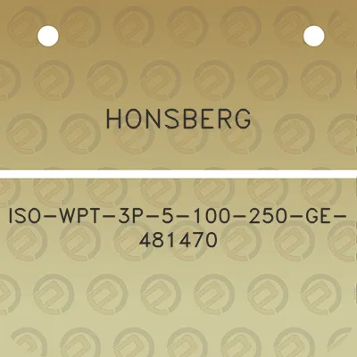 honsberg-iso-wpt-3p-5-100-250-ge-481470