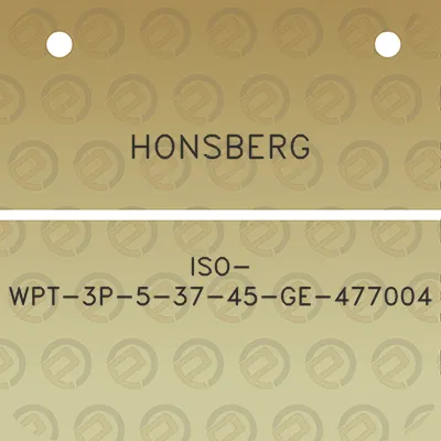 honsberg-iso-wpt-3p-5-37-45-ge-477004