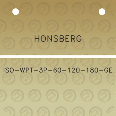 honsberg-iso-wpt-3p-60-120-180-ge