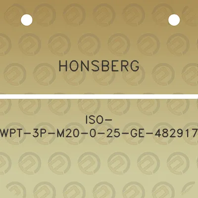 honsberg-iso-wpt-3p-m20-0-25-ge-482917