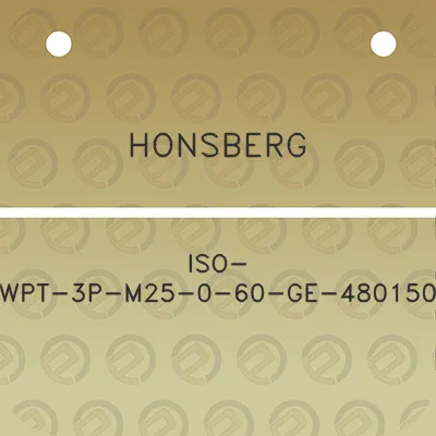 honsberg-iso-wpt-3p-m25-0-60-ge-480150