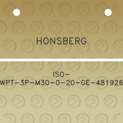 honsberg-iso-wpt-3p-m30-0-20-ge-481926