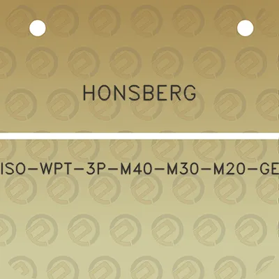 honsberg-iso-wpt-3p-m40-m30-m20-ge