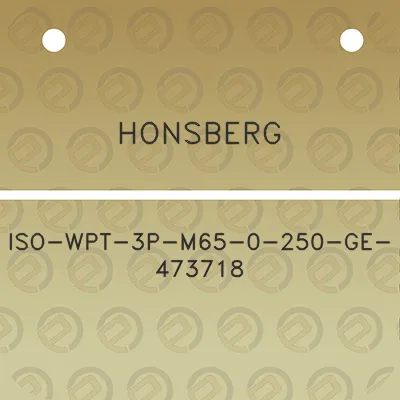 honsberg-iso-wpt-3p-m65-0-250-ge-473718