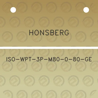 honsberg-iso-wpt-3p-m80-0-80-ge