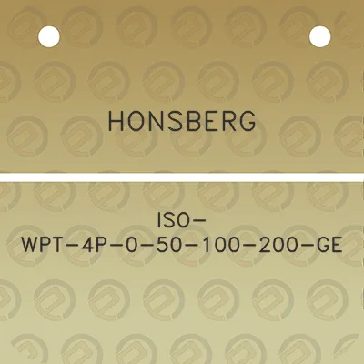 honsberg-iso-wpt-4p-0-50-100-200-ge