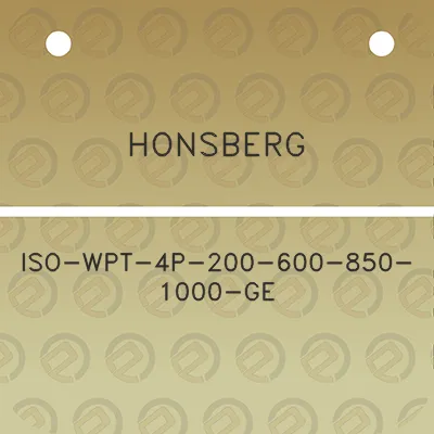 honsberg-iso-wpt-4p-200-600-850-1000-ge