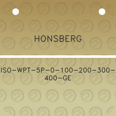 honsberg-iso-wpt-5p-0-100-200-300-400-ge