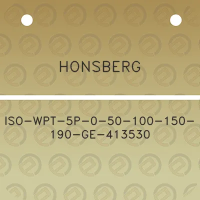 honsberg-iso-wpt-5p-0-50-100-150-190-ge-413530