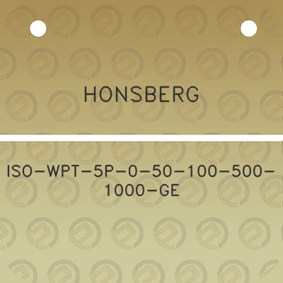 honsberg-iso-wpt-5p-0-50-100-500-1000-ge