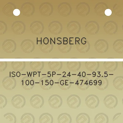 honsberg-iso-wpt-5p-24-40-935-100-150-ge-474699