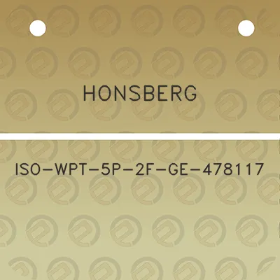 honsberg-iso-wpt-5p-2f-ge-478117