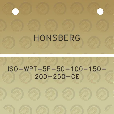 honsberg-iso-wpt-5p-50-100-150-200-250-ge