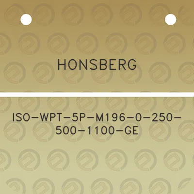 honsberg-iso-wpt-5p-m196-0-250-500-1100-ge